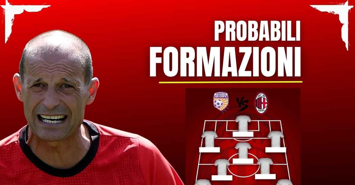 Amichevole Perth Glory Milan, probabili formazioni: Allegri sorprende in attacco Amichevole Perth Glory Milan, probabili formazioni: Allegri sorprende in attacco