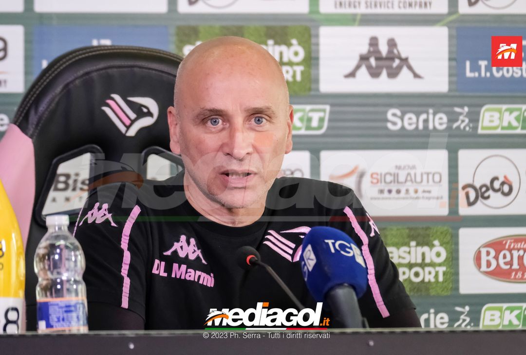 FOTO PALERMO, verso il Pisa:  Eugenio Corini in conferenza stampa (GALLERY) - immagine 8