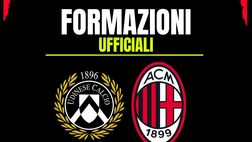 Formazioni ufficiali Udinese-Milan: le scelte di Allegri in porta e in attacco