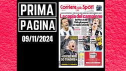 Prima pagina Corriere dello Sport: nuovo Milan: attrazione Camarda