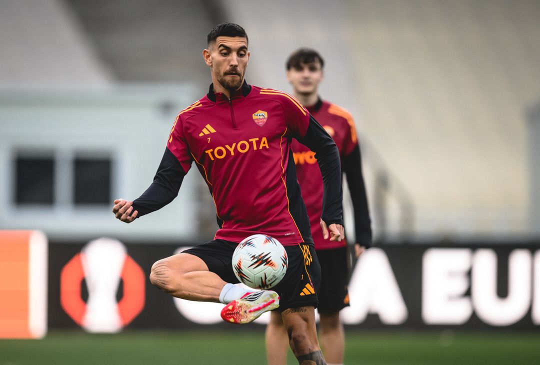 Panathinaikos-Roma, la rifinitura e la conferenza di Gasp e Tsimikas – FOTO GALLERY - immagine 23