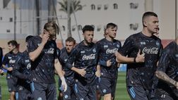 Napoli-Bologna, Conte guida l’allenamento da Riyadh: il report della seduta