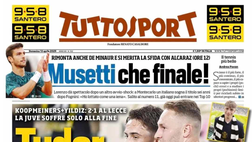 PRIMA PAGINA TUTTOSPORT OGGI: “Inter, tris anti Conte”