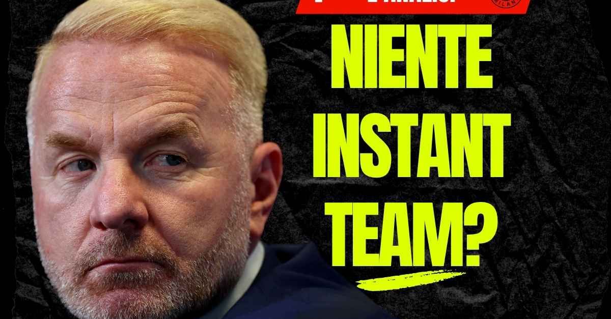 milan non stavi preparando un instant team redbird e la 8216solita8217 strategia
