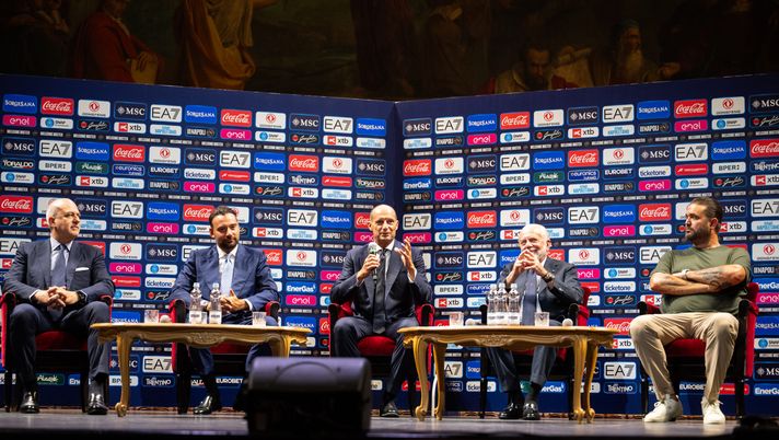 Il segnale mandato da De Laurentiis Allegri presentazione