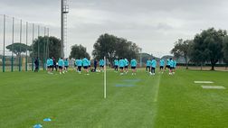 Atletico-Lazio, biancocelesti in campo a Formello per la rifinitura – VIDEO