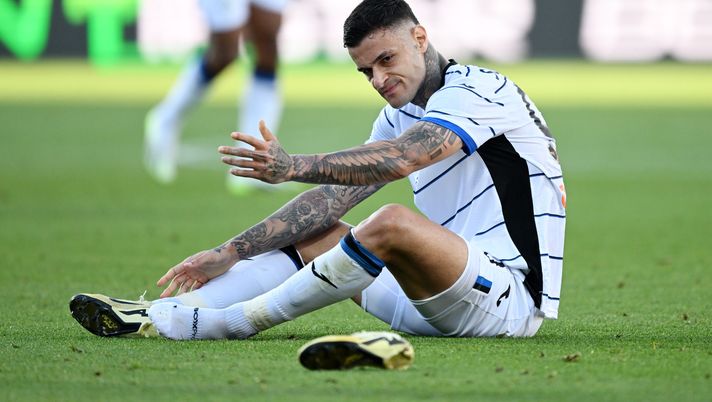 SALERNO, ITALY - MAY 06: Gianluca Scamacca of Atalanta BC during the Serie A TIM match between US Salernitana and Atalanta BC at Stadio Arechi on May 06, 2024 in Salerno, Italy. (Photo by Francesco Pecoraro/Getty Images) (Photo by Francesco Pecoraro/Getty Images)  Atalanta, in 3 ko saltano il Verona - immagine 1