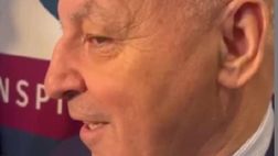 Derby Inter-Milan da proprietari di San Siro: la gioia di Marotta