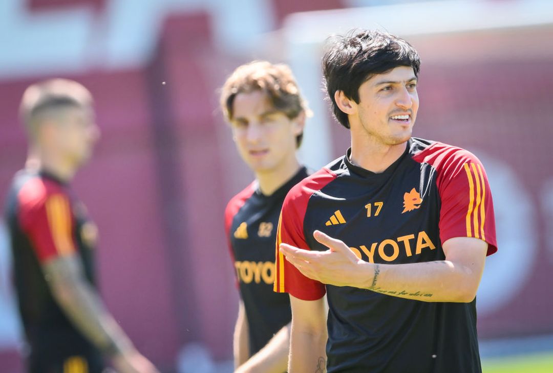 Roma, la seduta a Trigoria con la testa all’Empoli – FOTO GALLERY - immagine 20