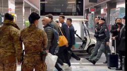 Il Napoli è partito alla volta di Roma per il match di Coppa Italia contro la Lazio