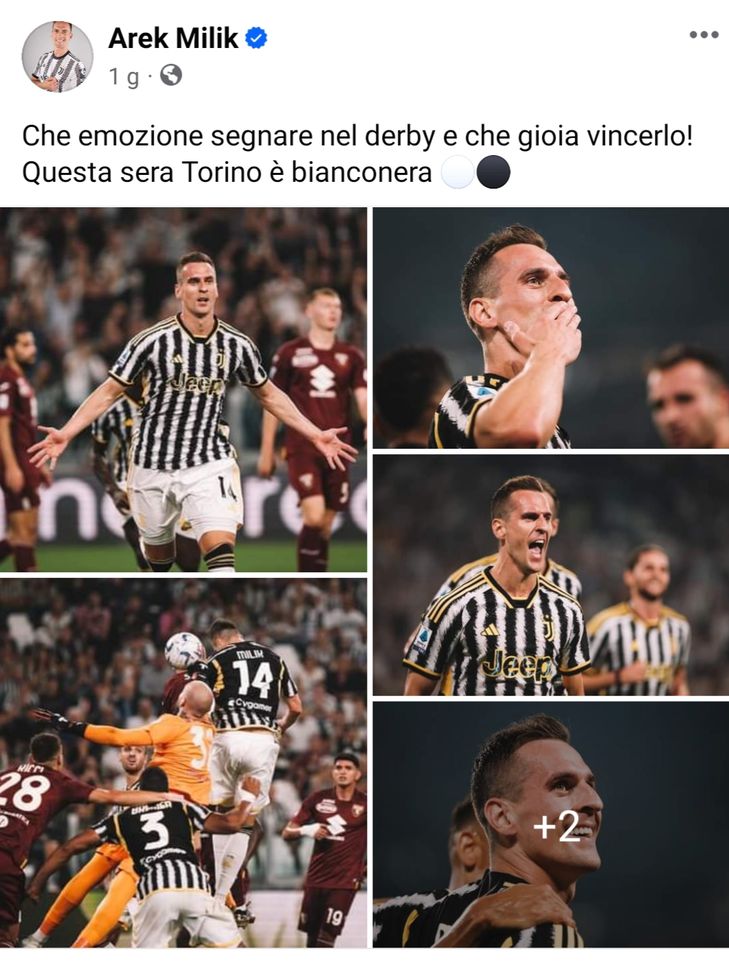 Milik e il derby, il distinguo dei tifosi juventini: “Caro Arek, Torino è sempre bianconera”- immagine 2