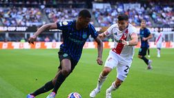 Inter, brutte notizie dall’infermeria: Dumfries fuori 2-3 mesi. Si torna sul mercato