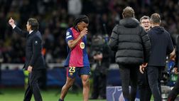 Barcellona, infortunio per Koundé: salta il ritorno con l’Inter. Lewandowski in forse