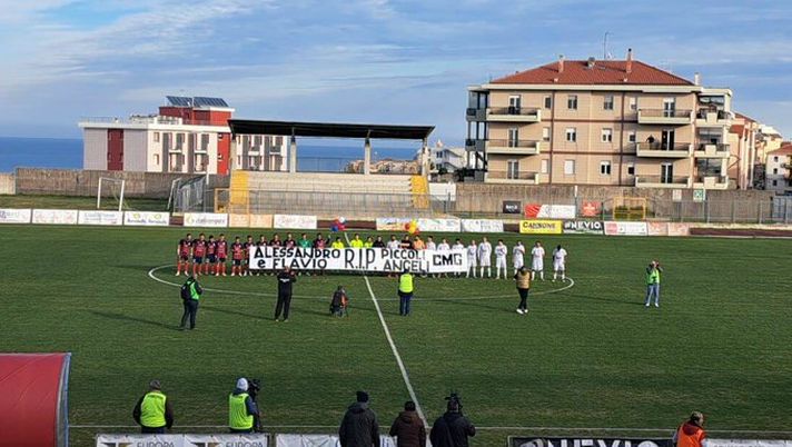 Derby molisano sotto choc: Termoli, 0-0 nel ricordo di Alessandro e Flavio - immagine 1