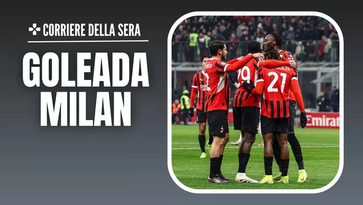 esultanza gol Samuel Chukwueze AC Milan Milan-Sassuolo 6-1 Coppa Italia 2024-2025