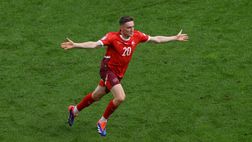 Bologna, Aebischer da urlo agli Europei: assist e gol al debutto con la Svizzera