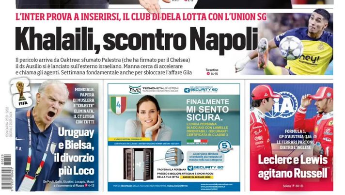 Prime pagine giornali sportivi oggi: il Napoli sui media- immagine 1