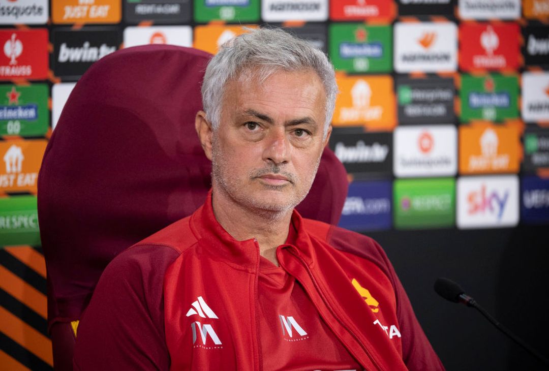 La conferenza stampa di Mourinho e Svilar pre Slavia Praga – FOTO GALLERY - immagine 4