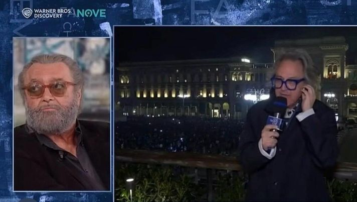 Siparietto a Che Tempo Che Fa: “Festa Inter: cantano tutti una cosa. Perché Abatantuono non…?” - immagine 1