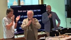 GALLERY Festa per Conte, pizza, risate e un gruppo ritrovato: presente anche ADL