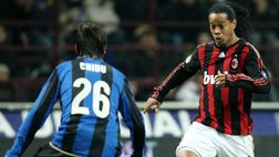 Milan-Inter, Ronaldinho ricorda il suo primo gol in maglia rossonera: “Giorno del derby!!!”