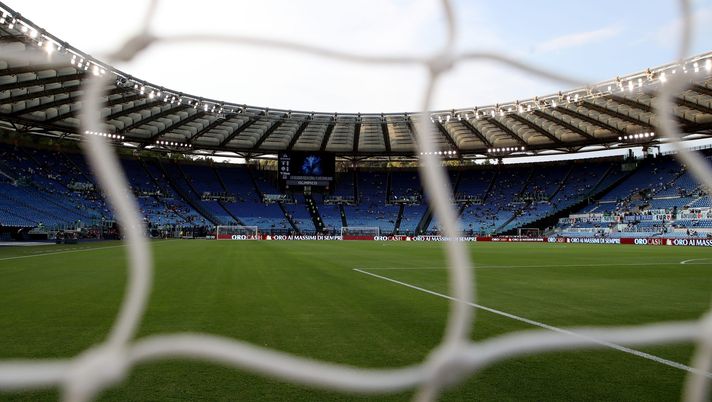 L'Olimpico nel prepartita