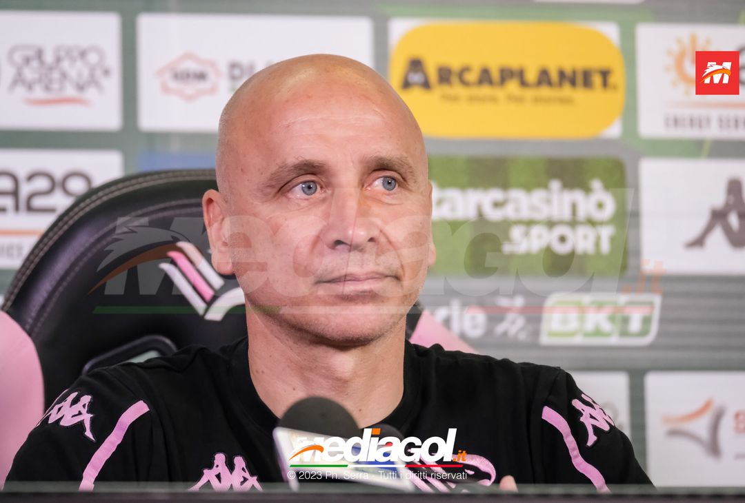 FOTO PALERMO, verso la Spal: Mister Eugenio Corini in conferenza stampa (GALLERY) - immagine 5