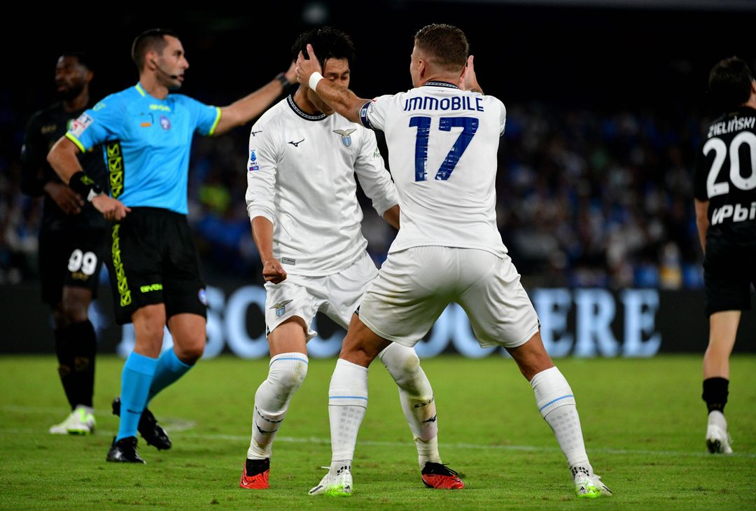 Daichi Kamada e Ciro Immobile