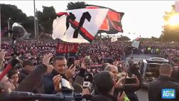 Video – Funerale Gigi Riva, l’uscita del feretro tra cori e lacrime