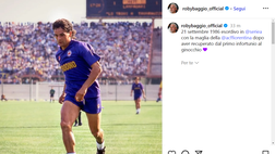 Baggio amarcord: posta la foto del suo esordio con la Fiorentina