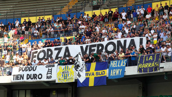 Foto Grigolini-Fotoexpress Venezia-Verona, l’Hellas chiede altri biglietti, no della Questura - immagine 1