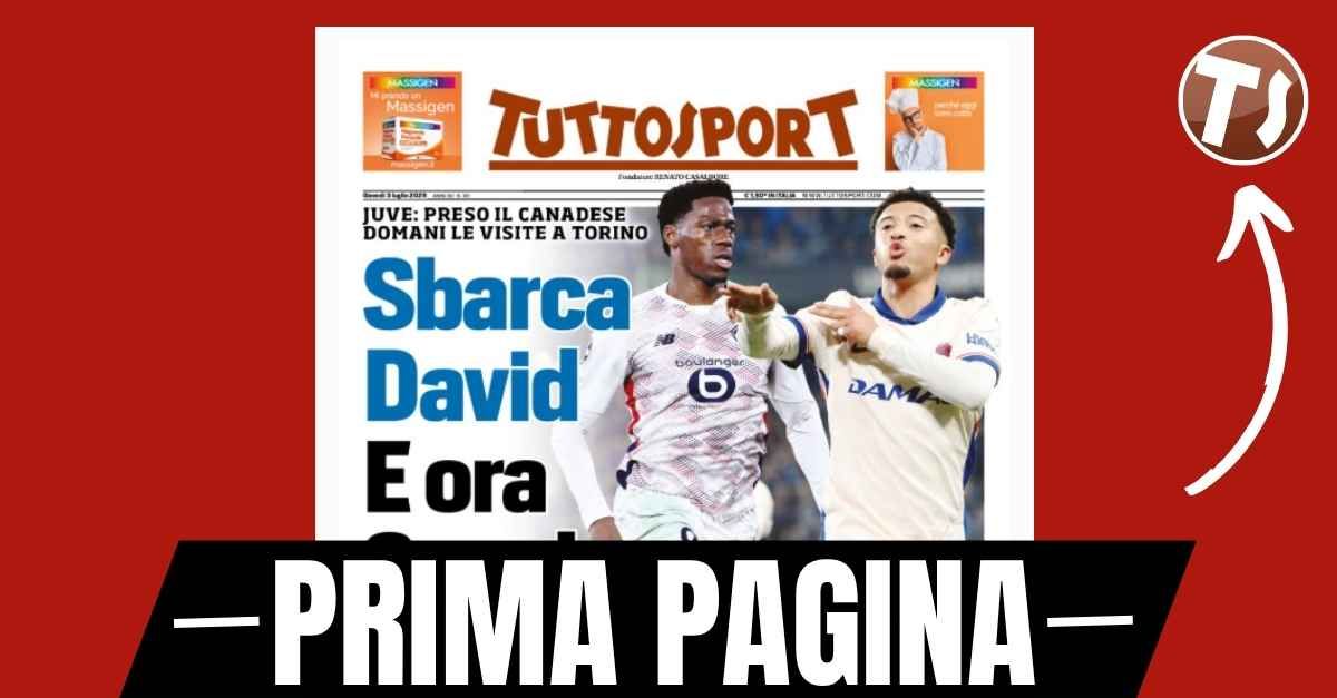 prima pagina tuttosport il mercato impazza in serie a