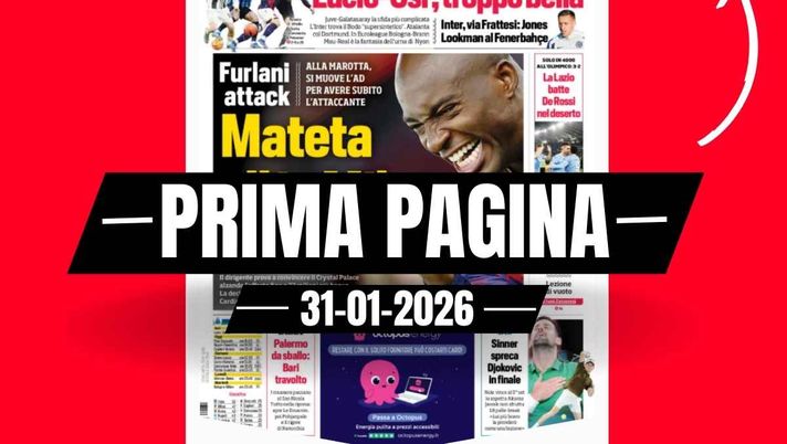 Prima pagina Corriere dello Sport: 'Furlani attack. Mateta all in Milan'