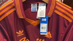 Roma, in anteprima la maglia remake Adidas del 1993: ecco la foto