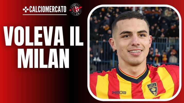 Nikola Krstovic Lecce Calciomercato AC Milan