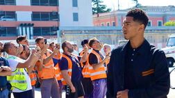 GALLERY Il Real Madrid è a Napoli: le foto dell’arrivo della squadra di Ancelotti