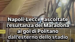 Napoli-Lecce, il Maradona esplode al gol di Politano! Il boato dei tifosi azzurri