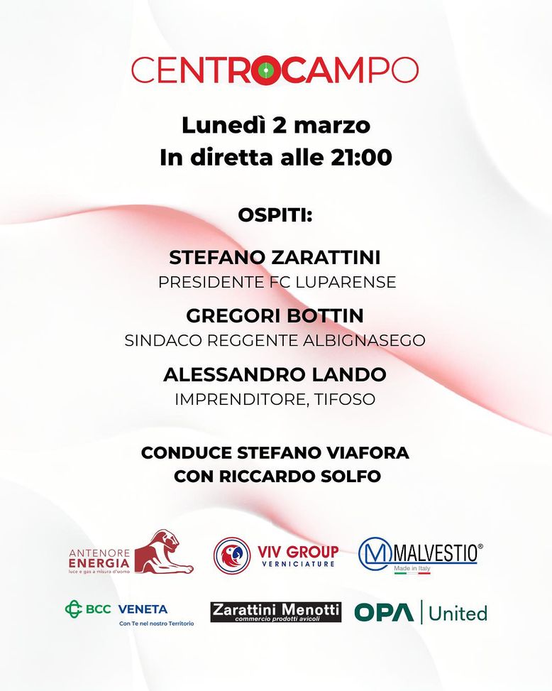 Ritorna Centrocampo, ecco temi e ospiti della puntata odierna- immagine 2