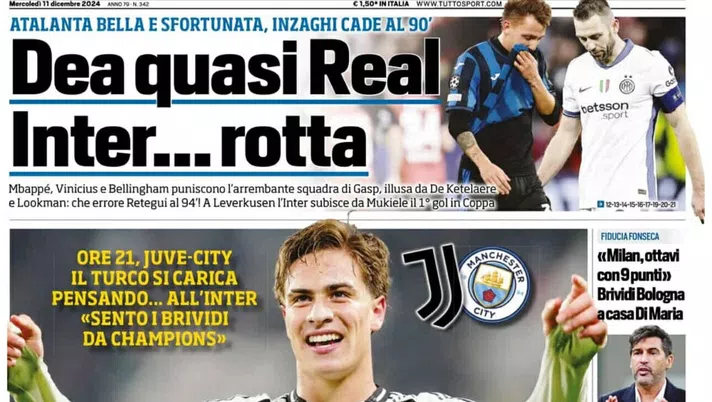 prima pagina tuttosport oggi