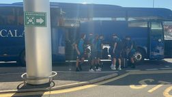 La partenza della Lazio per Auronzo di Cadore – VIDEO