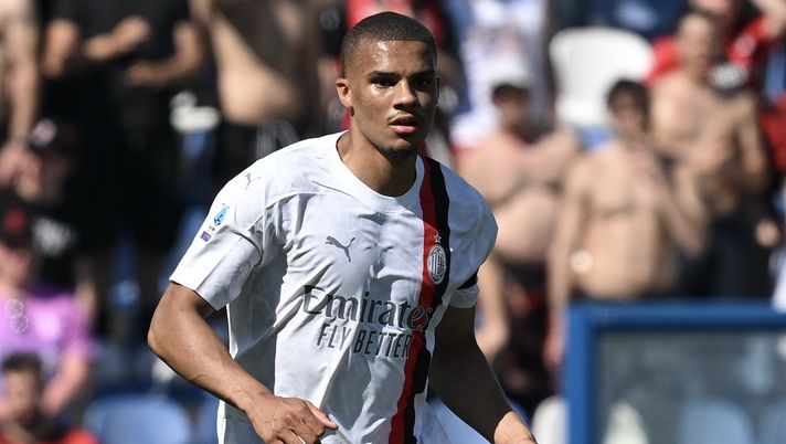 Malick Thiaw AC Milan Sassuolo-Milan 3-3 Serie A 2023-2024