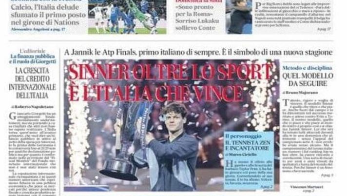 prima pagina il mattino oggi