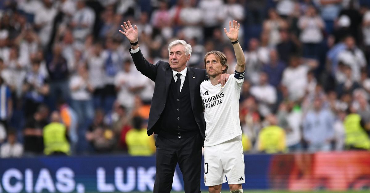 milan ancelotti e il siparietto con modric non hai un nonno brasiliano da Pianetamilan.it milan ancelotti e il siparietto con modric non hai un nonno brasiliano