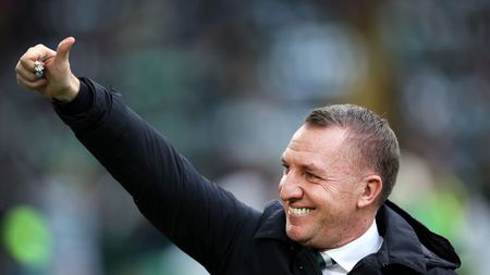 GLASGOW, SCOTLAND - MARCH 16: Celtic manager Brendan Rodgers is seen during the Cinch Scottish Premiership match between Celtic FC and St. Johnstone FC at Celtic Park Stadium on March 16, 2024 in Glasgow, Scotland. (Photo by Ian MacNicol/Getty Images)