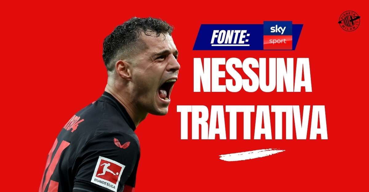 Calciomercato Milan, dalla Germania: “Xhaka troppo costoso. Nessuna trattativa” Calciomercato Milan, dalla Germania: “Xhaka troppo costoso. Nessuna trattativa”