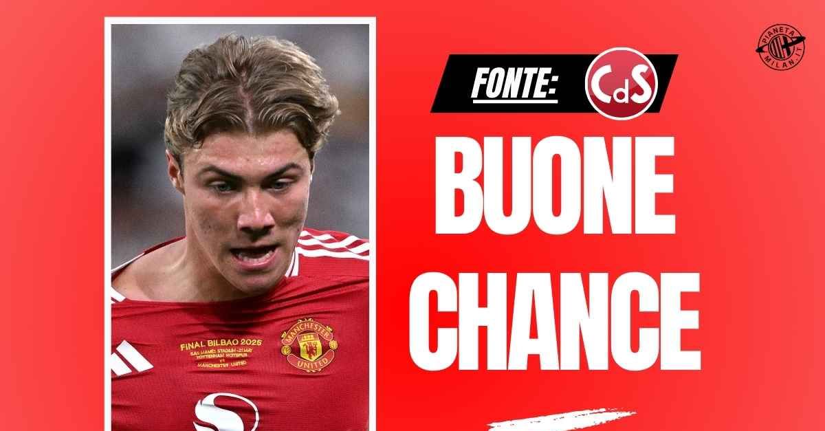calciomercato milan hojlund vede sempre pi249 rossonero