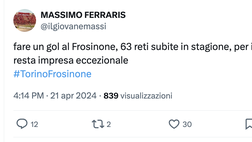 Torino-Frosinone 0-0, le reazioni social: anche Juric sotto accusa