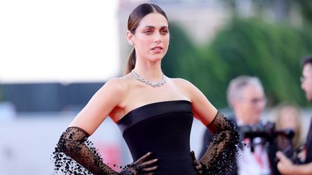 VENICE, ITALY - AUGUST 29: Miriam Leone attends a red carpet for "Maria" during the 81st Venice International Film Festival on August 29, 2024 in Venice, Italy. (Photo by Andreas Rentz/Getty Images)