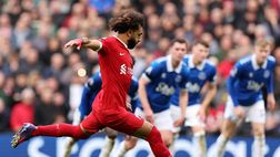 Salah chirurgico: il Liverpool vince il Merseyside derby contro l’Everton in 10 uomini