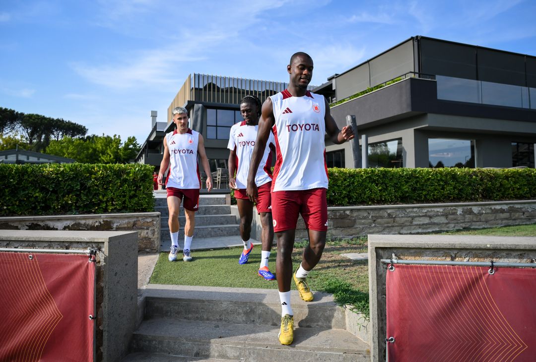 Trigoria, rifinitura in vista della Juventus – FOTO GALLERY - immagine 3